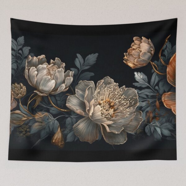 Item preview, Bohemian Vintage Luxury Flowers | Modern Floral Boho Enchanted Garden designed and sold by Bored Elon.