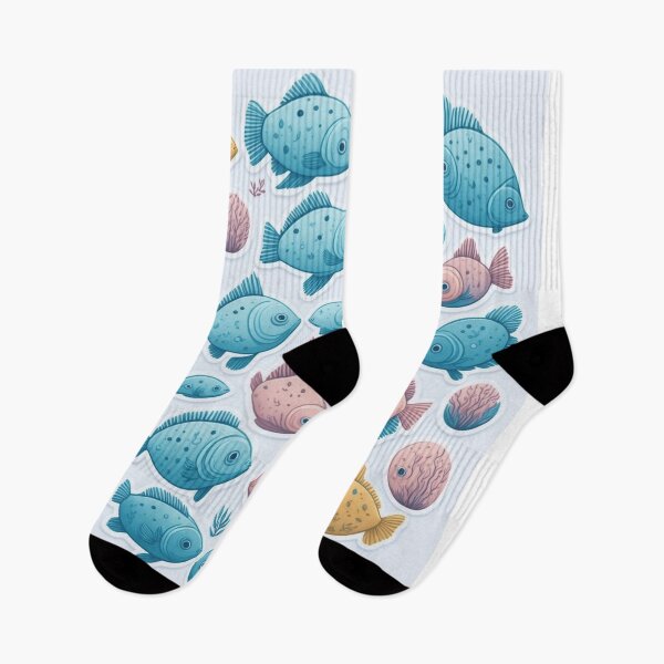 Item preview, Cute Fish Pattern Design designed and sold by Noxartech23.