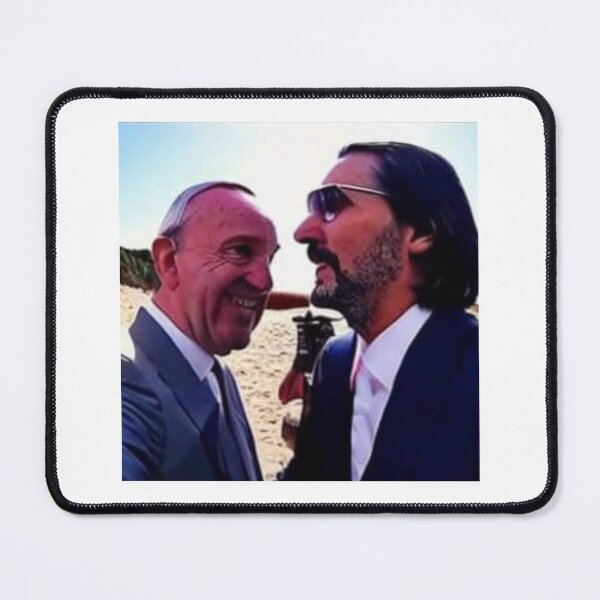 Item preview, Pope Francis and John Wick designed and sold by CheeseBlueprint.