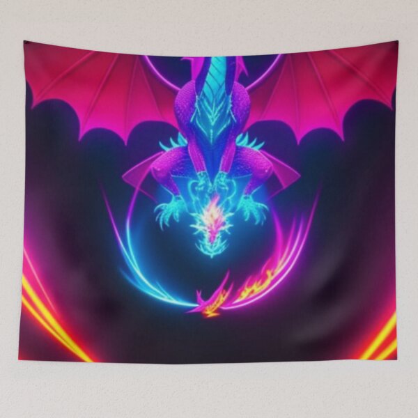 Item preview, neon dragon designed and sold by Avril Rivers.