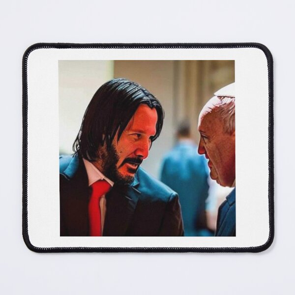 Item preview, Pope Francis and John Wick 02 designed and sold by CheeseBlueprint.