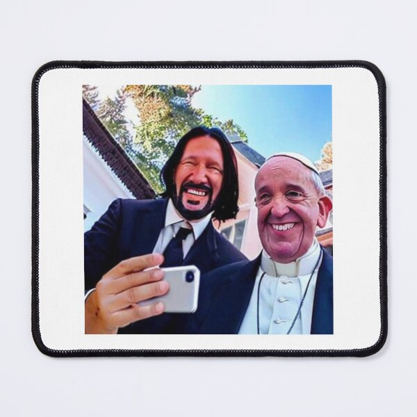 Item preview, Pope Francis and John Wick 03 designed and sold by CheeseBlueprint.
