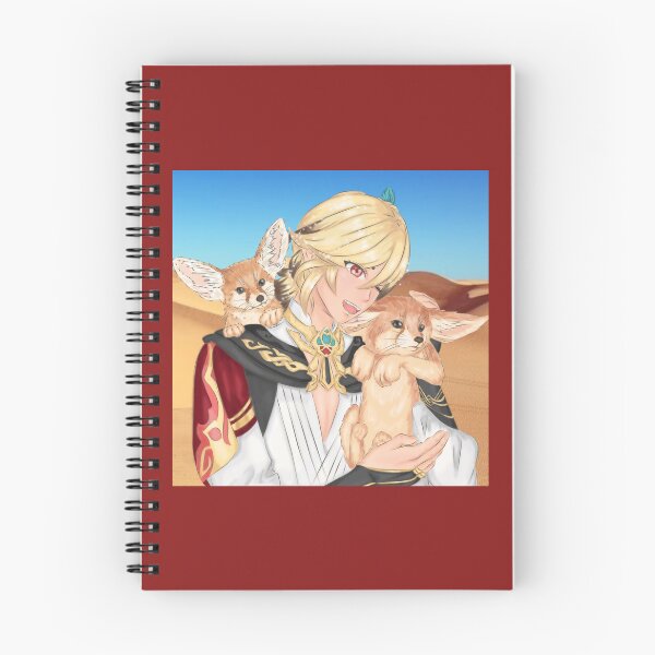 Item preview, Kaveh and the Desert Foxes- Genshin Impact  designed and sold by shahdraws.