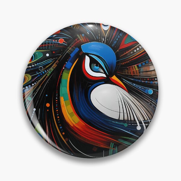 Artikelvorschau, Peacock : Abstract Birds Series entworfen und verkauft von MTJ-Mushrooms.