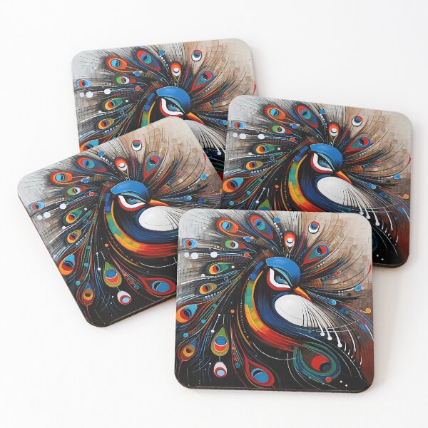 Item preview, Peacock : Abstract Birds Series designed and sold by MTJ-Mushrooms.