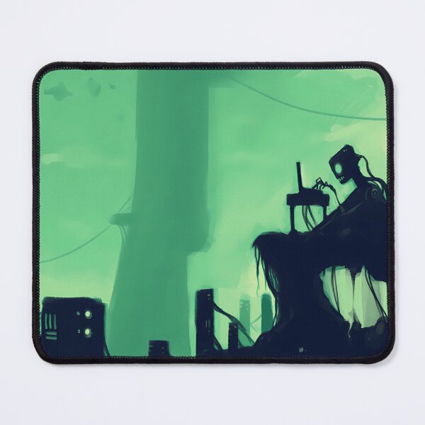 Item preview, An Old Robot In A Post Apocalyptic Ruined City designed and sold by TXF-Design.