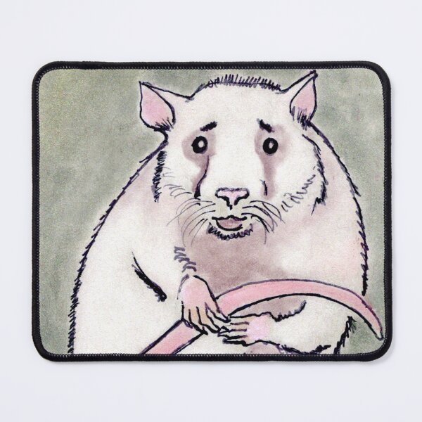 Item preview, Worried Rat in Pastels designed and sold by LiszaB.