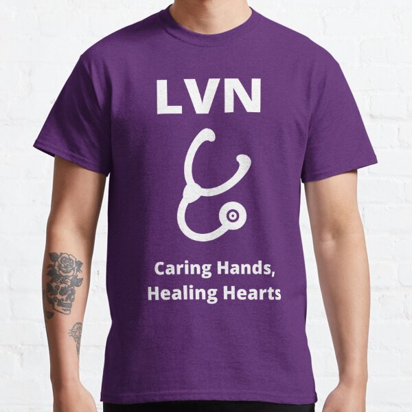 Lvn Nurse Saving Lives Stethoscope Licensed Vocati T-Shirt