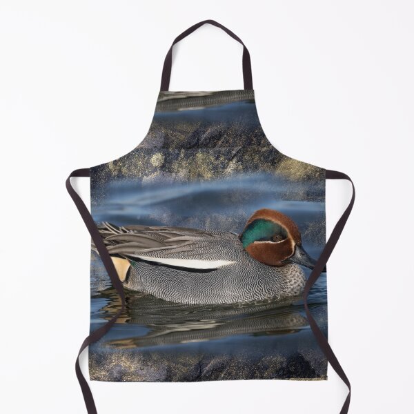 Item preview, Beautiful Duck with Black and Gold Ink Wash designed and sold by RussJenkins.