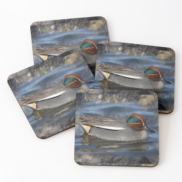 Item preview, Beautiful Duck with Black and Gold Ink Wash designed and sold by RussJenkins.