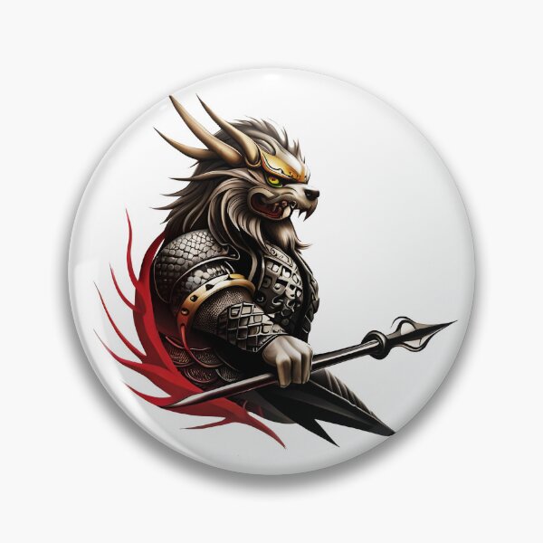 Item preview, Fu dog warrior samurai designed and sold by Estalon.