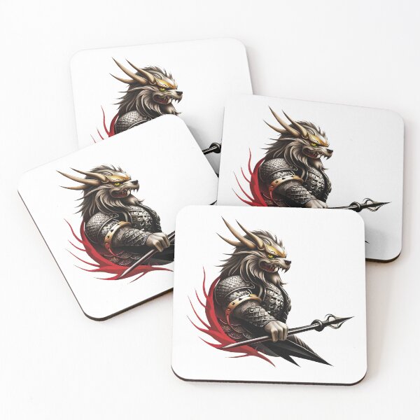 Item preview, Fu dog warrior samurai designed and sold by Estalon.