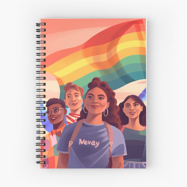 Item preview, depicting a diverse group of LGBTQ+ activists standing together, raising their voices, and advocating for equality and social justice with a powerful and impactful art style (#3) designed and sold by diverseme.