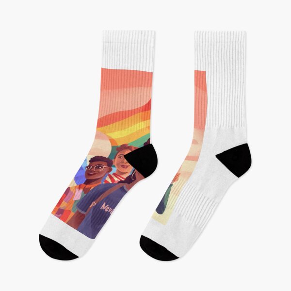 Item preview, depicting a diverse group of LGBTQ+ activists standing together, raising their voices, and advocating for equality and social justice with a powerful and impactful art style (#3) designed and sold by diverseme.