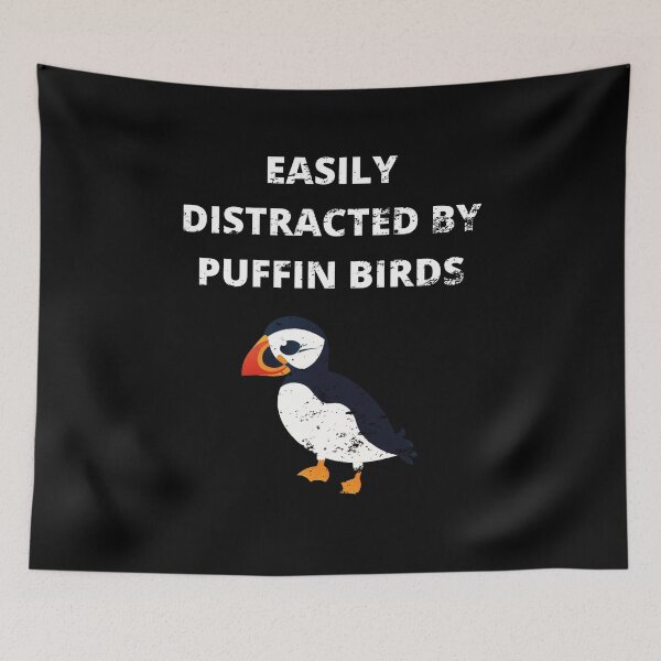 Item preview, Funny puffin seabird distracted men women Retro vintage designed and sold by Jeangel97.
