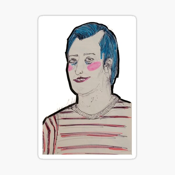 Item preview, Portrait in Clown designed and sold by Mackenzoo.
