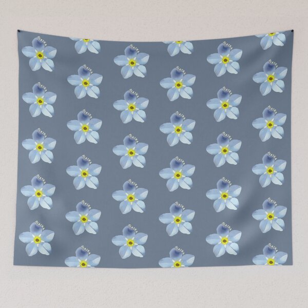 Item preview, alaska state flower - forget-me-not designed and sold by red-rot.