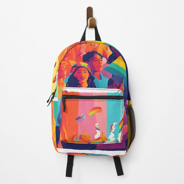 Item preview, depicting a diverse group of LGBTQ+ activists standing together, raising their voices, and advocating for equality and social justice with a powerful and impactful art style (#4) designed and sold by diverseme.