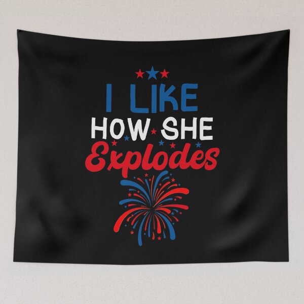 Item preview, I Like How She Explodes  designed and sold by Oops! I Printed It.