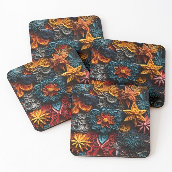 Item preview,  "A Feast for the Senses: The Garden of Imagination Flourishes in Three-Dimensional Splendor with a Symphony of Elegant Flowers." designed and sold by SBD-Shop.