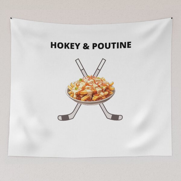 Item preview, Funny Hokey and poutine canada ice men women designed and sold by Jeangel97.