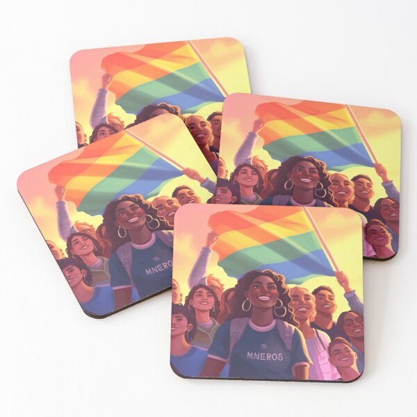 Item preview, diverse group of LGBTQ+ characters overcoming challenges and embracing their true selves, using humor and relatable situations to promote understanding and acceptance (#2) designed and sold by diverseme.