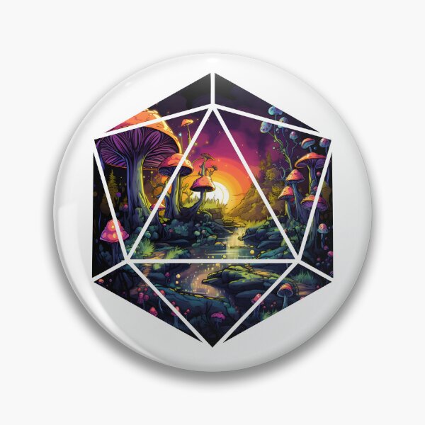 Item preview, A Whole World Inside The Dice | Fantasy Landscape Mushroom Kingdom designed and sold by AdventurerPack.