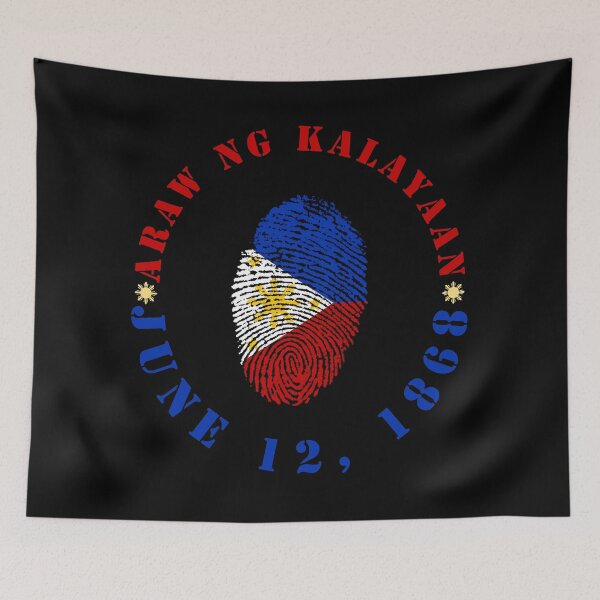 Item preview, Filipino Independence Day Thumbprint Flag Design designed and sold by Andy Hilaire.