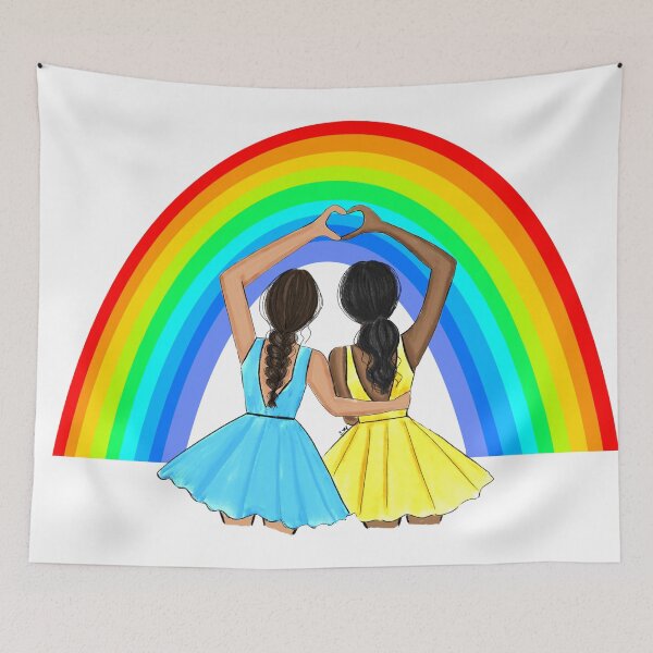 Item preview, Pride Friendship Under the Rainbow designed and sold by SMillustrations.