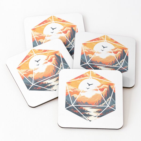 Item preview, A Whole World Inside The Dice | Fantasy Landscape Birds designed and sold by AdventurerPack.