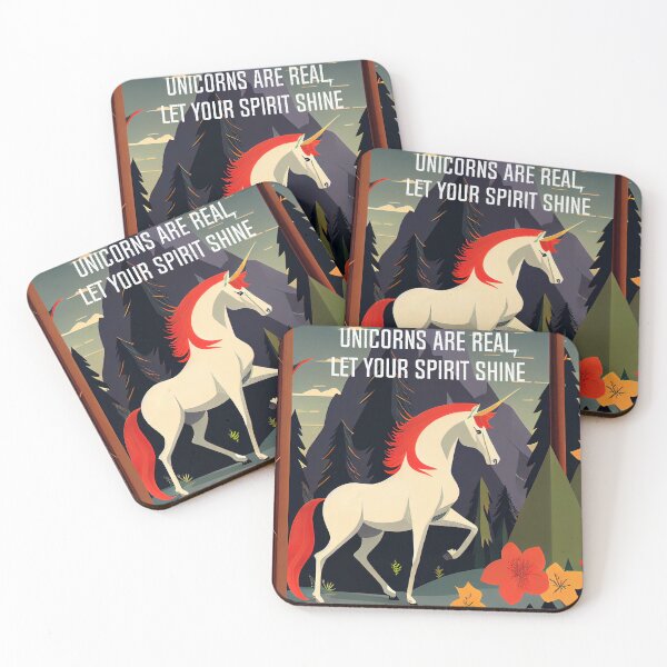 Item preview, Unicorns are Real designed and sold by Magic-almix.