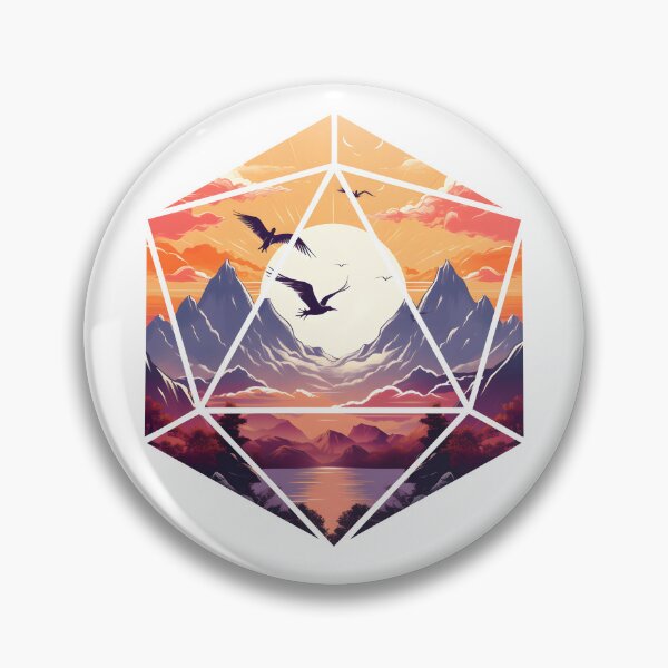 Item preview, A Whole World Inside The Dice | Fantasy Landscape Birds designed and sold by AdventurerPack.