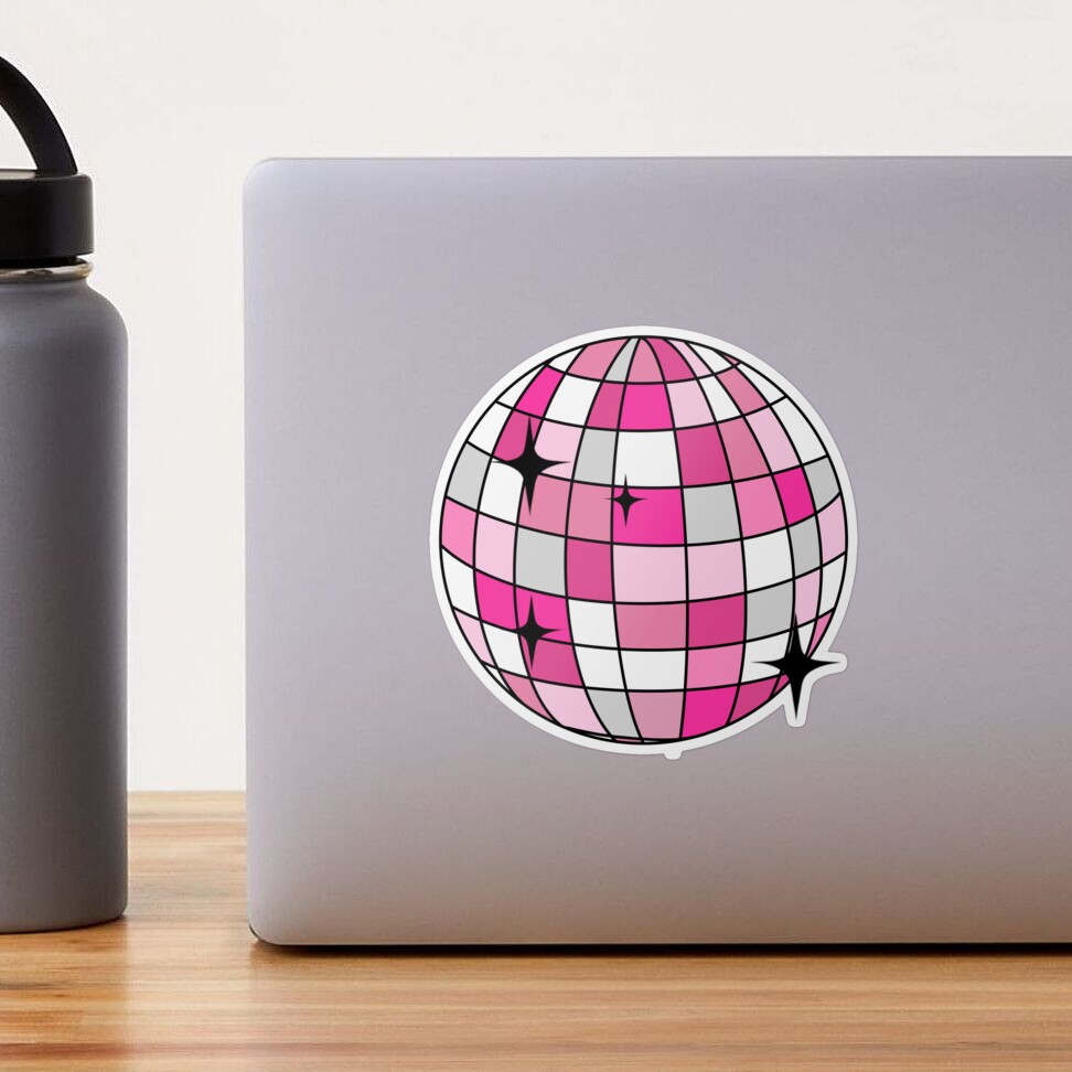 Discoball Pink Sticker – Maggie Mae's Bookshop