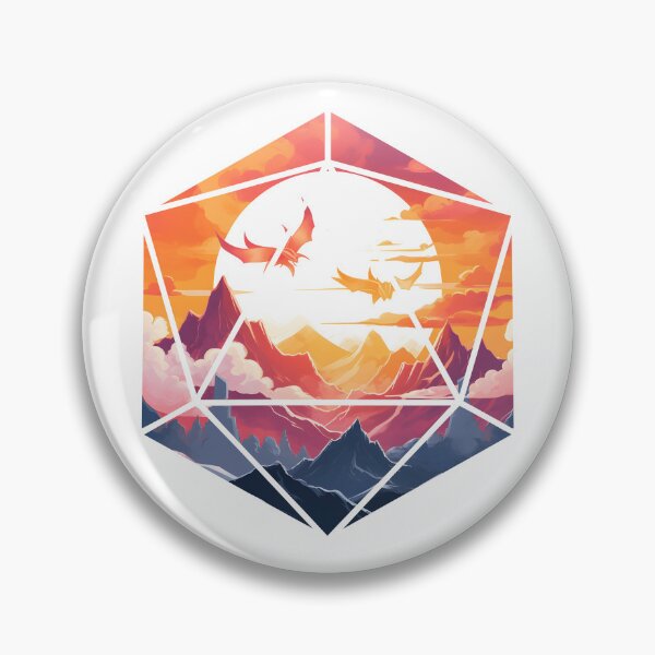 Item preview, A Whole World Inside The Dice | Fantasy Landscape Birds designed and sold by AdventurerPack.