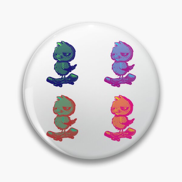 Item preview, Grumpy Bird on board, retro flock designed and sold by CUTE see.