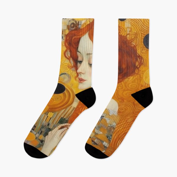 Artikelvorschau, Frauenporträt inspiriert von Gustav Klimt, Ukiyo-E und Van Gogh Art entworfen und verkauft von BrandonArtWorld.