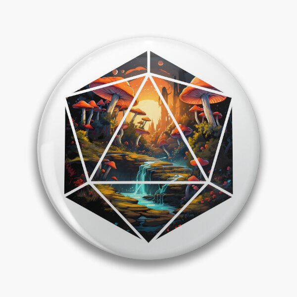 Item preview, A Whole World Inside The Dice | Fantasy Landscape Mushroom Kingdom designed and sold by AdventurerPack.