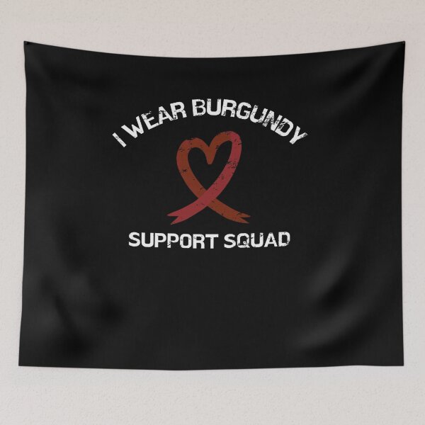 Item preview, Hirschsprung's Disease burgundy ribbon squad Retro Vintage designed and sold by Jeangel97.