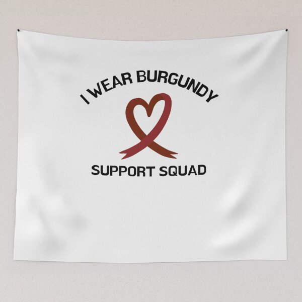 Item preview, Hirschsprung's Disease burgundy ribbon squad designed and sold by Jeangel97.