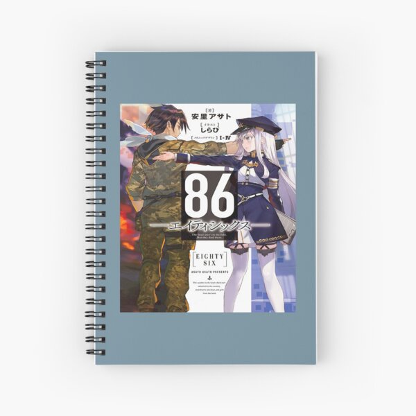 Eighty Six 86 Anime Spiral Notebook for Sale by Anime Store