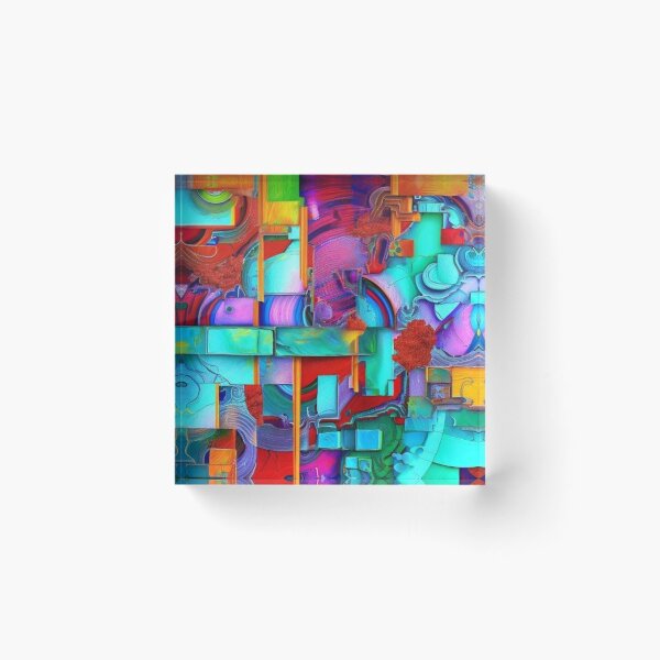 Item preview, Colorful Geometric Abstract Art designed and sold by pinkpapercup.