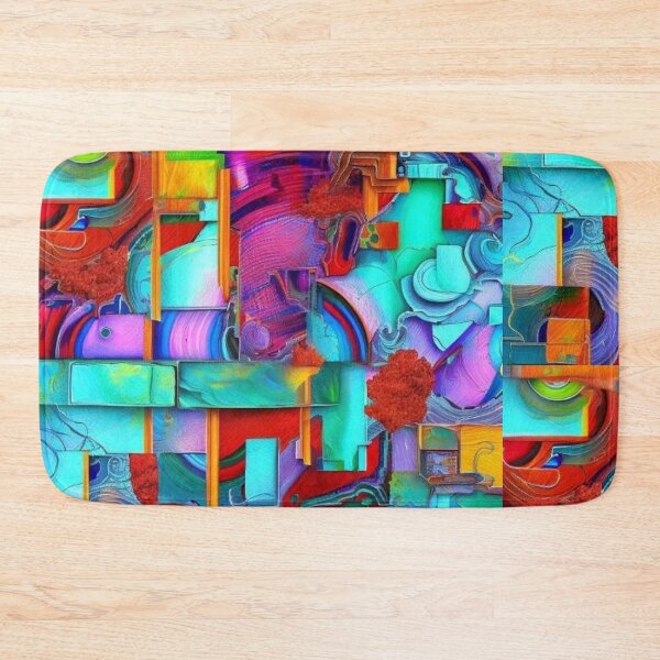 Item preview, Colorful Geometric Abstract Art designed and sold by pinkpapercup.