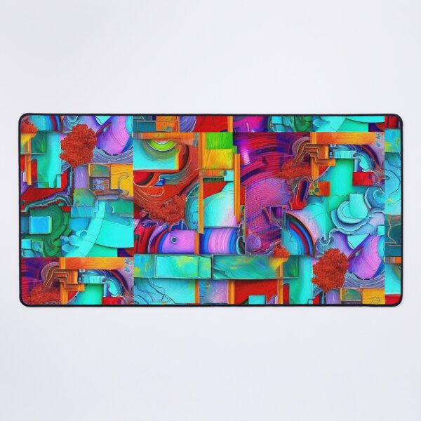 Item preview, Colorful Geometric Abstract Art designed and sold by pinkpapercup.