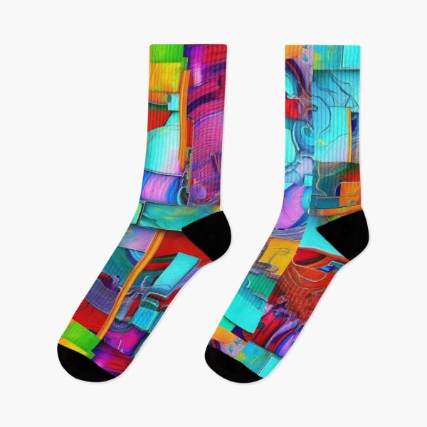 Item preview, Colorful Geometric Abstract Art designed and sold by pinkpapercup.
