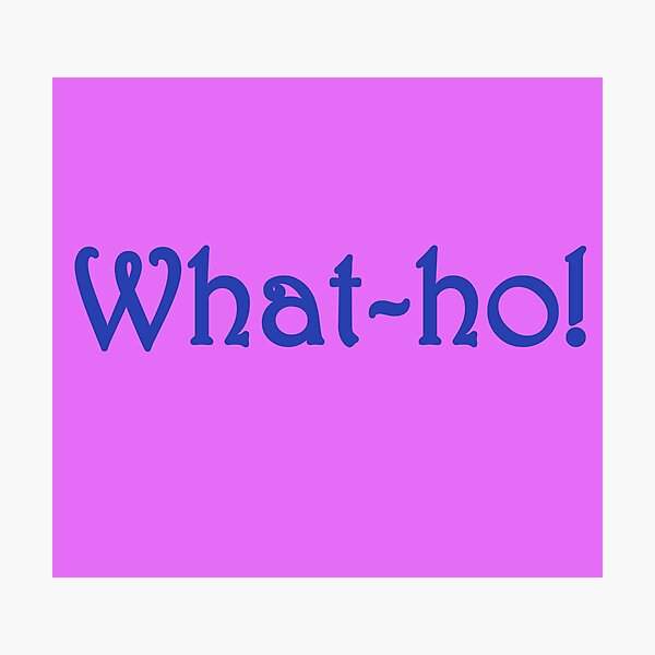 Item preview, What ho! designed and sold by HoldingOn.
