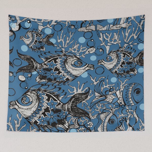 Item preview, Swimming Fish designed and sold by ClubCreativeArt.