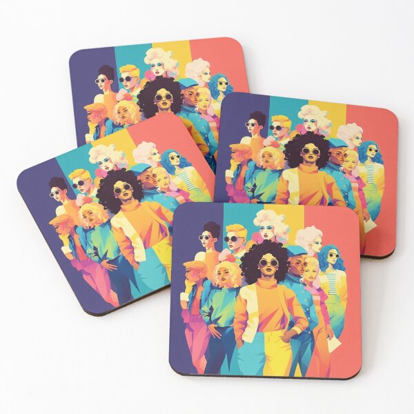 Item preview, LGBTQ+ individuals expressing their true selves through fashion, showcasing unique styles and celebrating individuality with a colorful and bold art style (#7) designed and sold by diverseme.