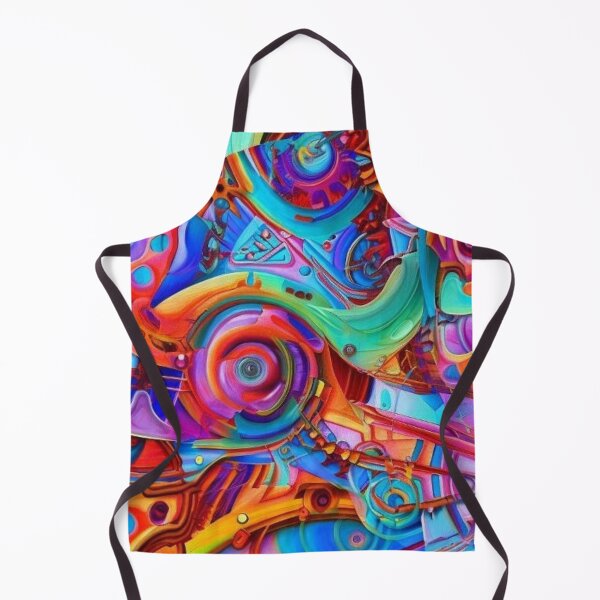 Item preview, Vibrant and Colorful Abstract Swirly Circle Art designed and sold by pinkpapercup.