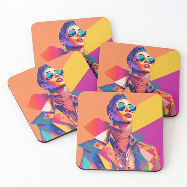 Item preview, LGBTQ+ individuals expressing their true selves through fashion, showcasing unique styles and celebrating individuality with a colorful and bold art style (#8) designed and sold by diverseme.