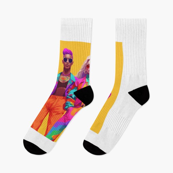 Item preview, LGBTQ+ individuals expressing their true selves through fashion, showcasing unique styles and celebrating individuality with a colorful and bold art style (#9) designed and sold by diverseme.
